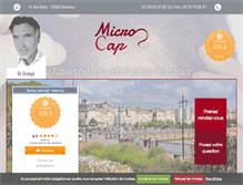 Tablet Screenshot of implant-capillaire-bordeaux.com